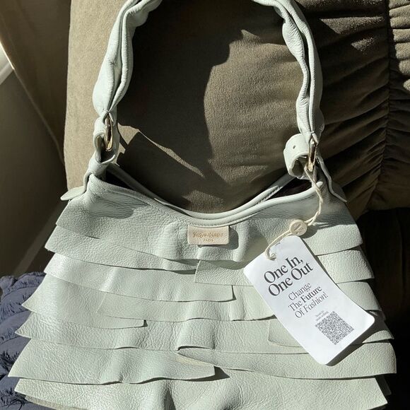 Yves Saint Laurent Handbags - YSL Yves Saint Laurent ruffle purse